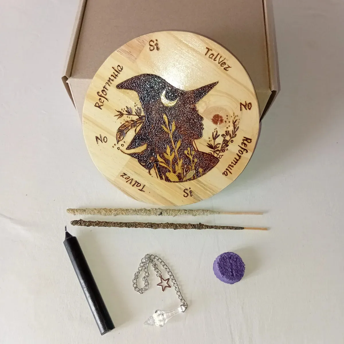 Tablero Radiestésico de Consulta Espacio Anam Cara