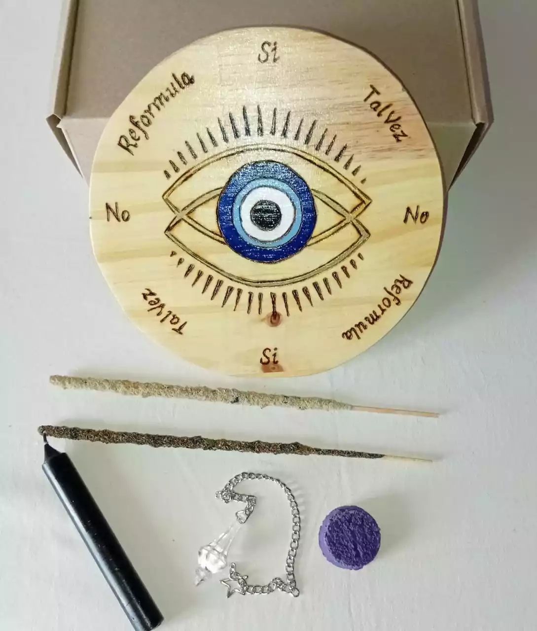 Tablero Radiestésico de Consulta Espacio Anam Cara