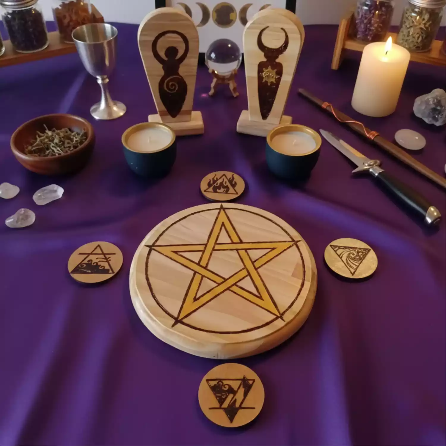 Altar Wiccano Espacio Anam Cara