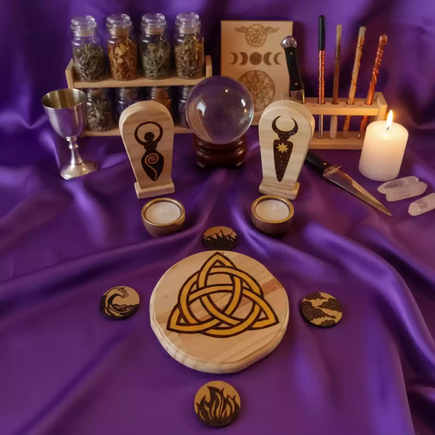 Altar Wiccano Espacio Anam Cara
